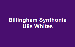 Billingham Synthonia U8s Whites